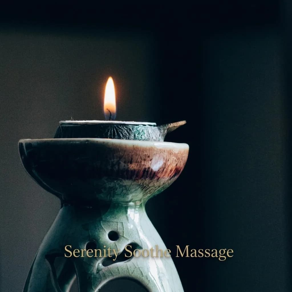 Organic aromatherapy candle and botanical elixirs at Serenity Soothe Massage Islamabad